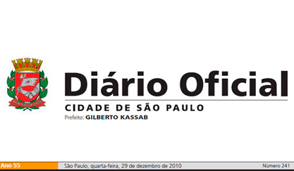 Diário Oficial Estado de São Paulo